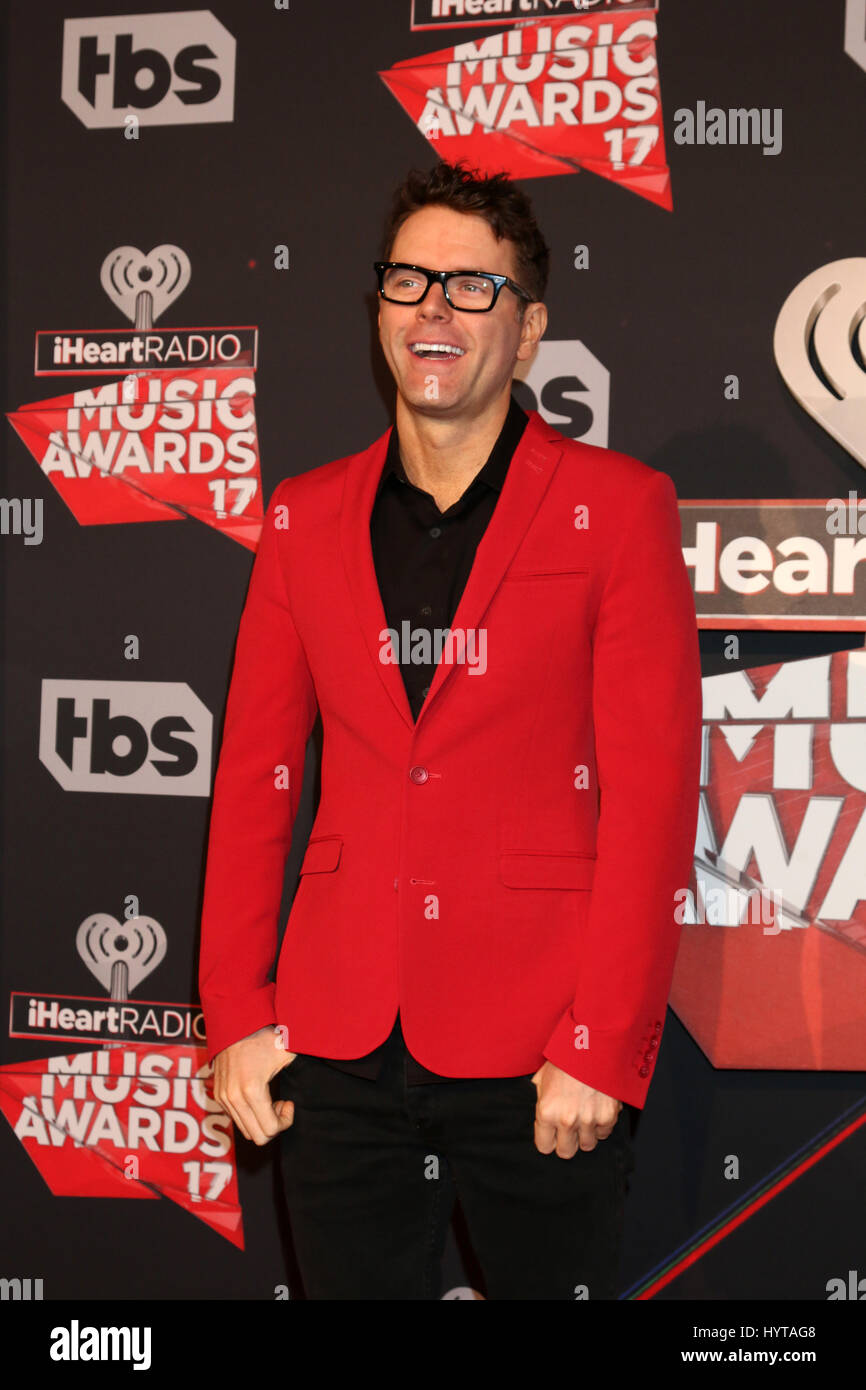 Bobby Bones attending the 2017 iHeartRadio Music Awards at The Forum in