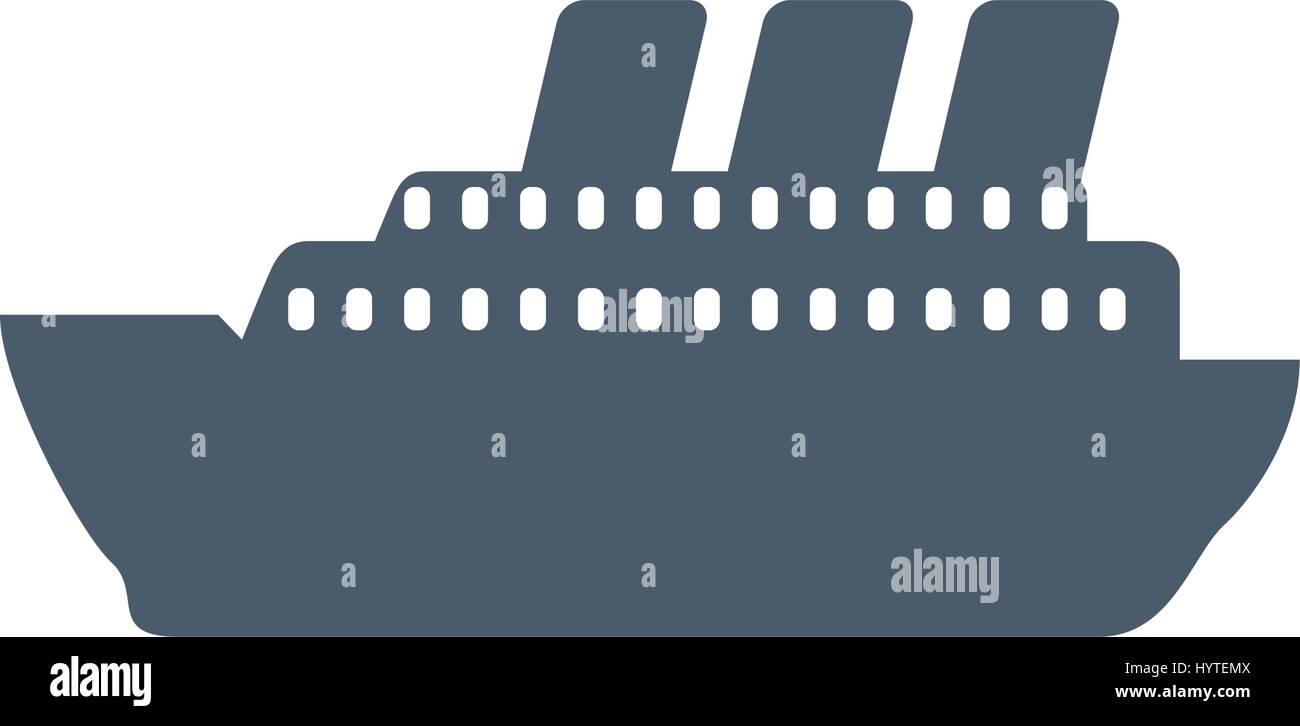 Big ship cruise icon vector illustration graphic design Stock Vector ...