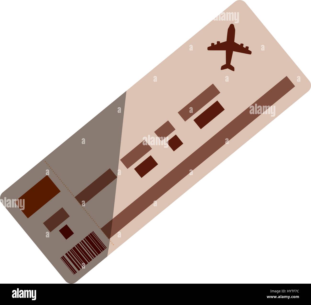 Flight travel ticket icon vector illustration graphic design Stock ...