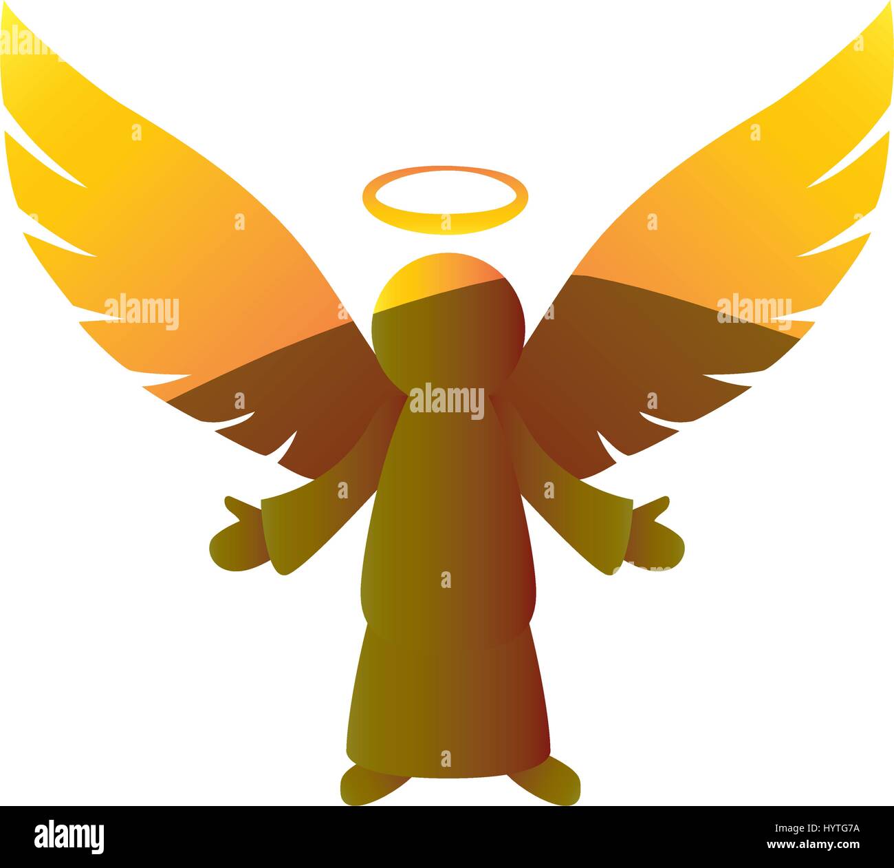 Holy spiritual angel icon vector illustration graphic design Stock ...
