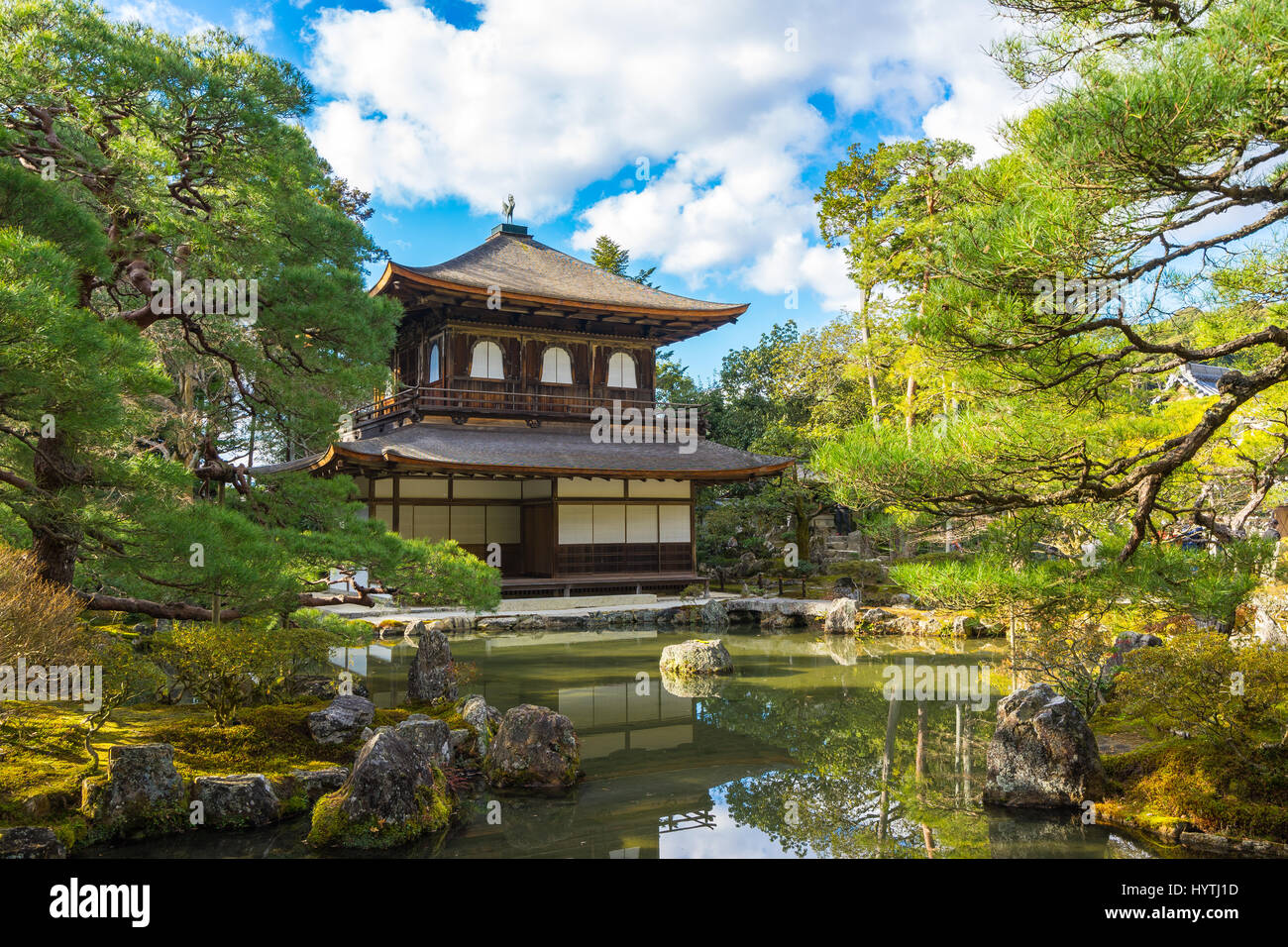 Kyoto Japan December 30 15 Ginkakuji Is A Zen Temple Along Kyoto S Eastern Mountains Higashiyama Stock Photo Alamy