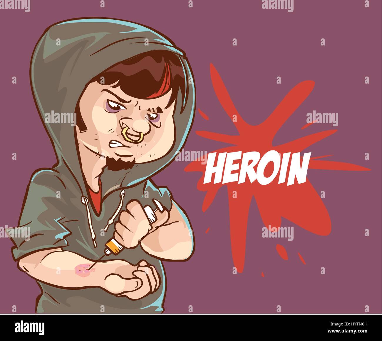Cartoon vector illustration of a drug addict man addicted to heroin injecting a syringe Stock Vector Image & Art - Alamy Cartoon vector illustration of a drug addict man addicted to heroin injecting a syringe Stock Vector Image & Art - Alamy