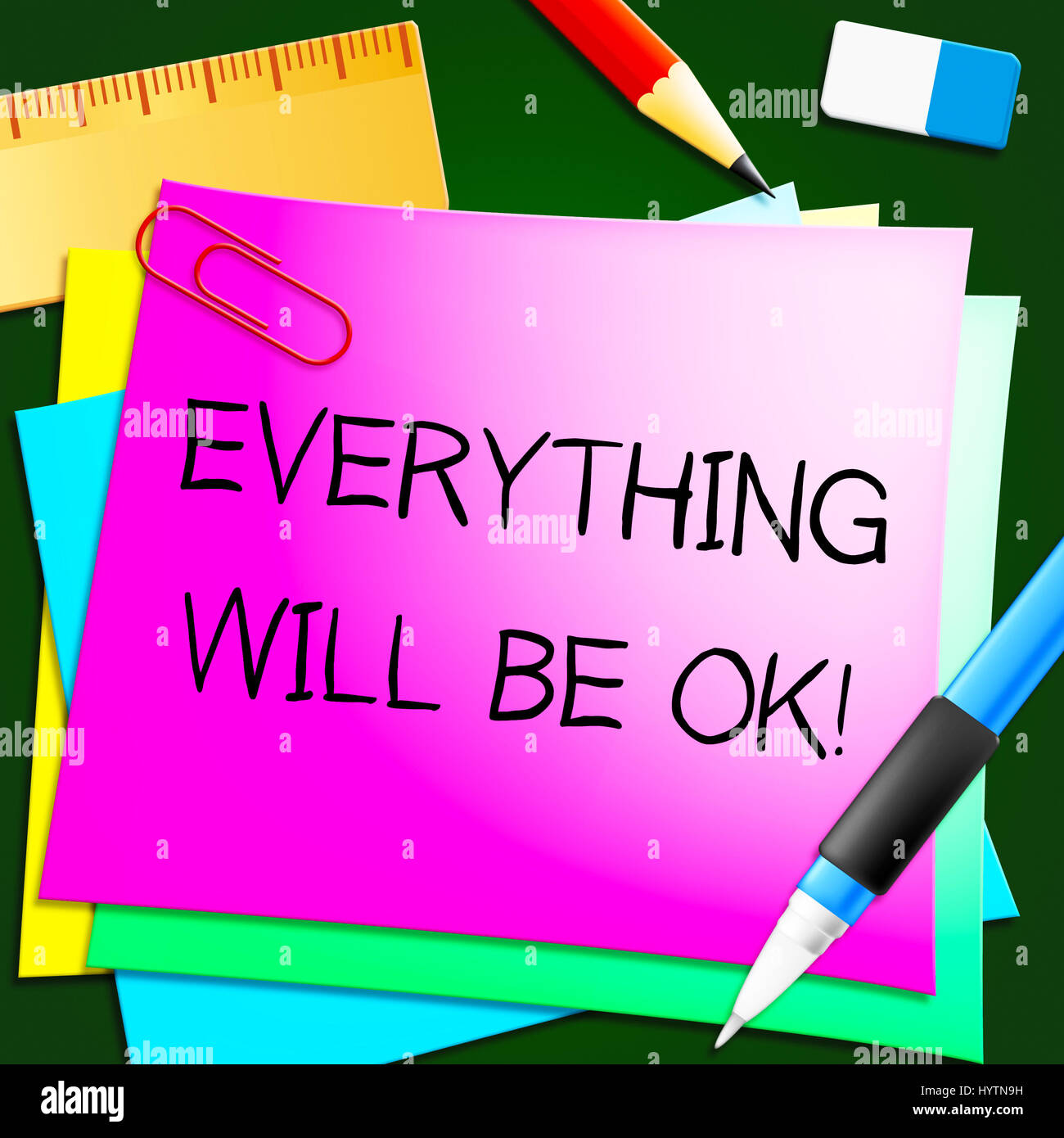 Everything will be ok sign hi-res stock photography and images - Alamy