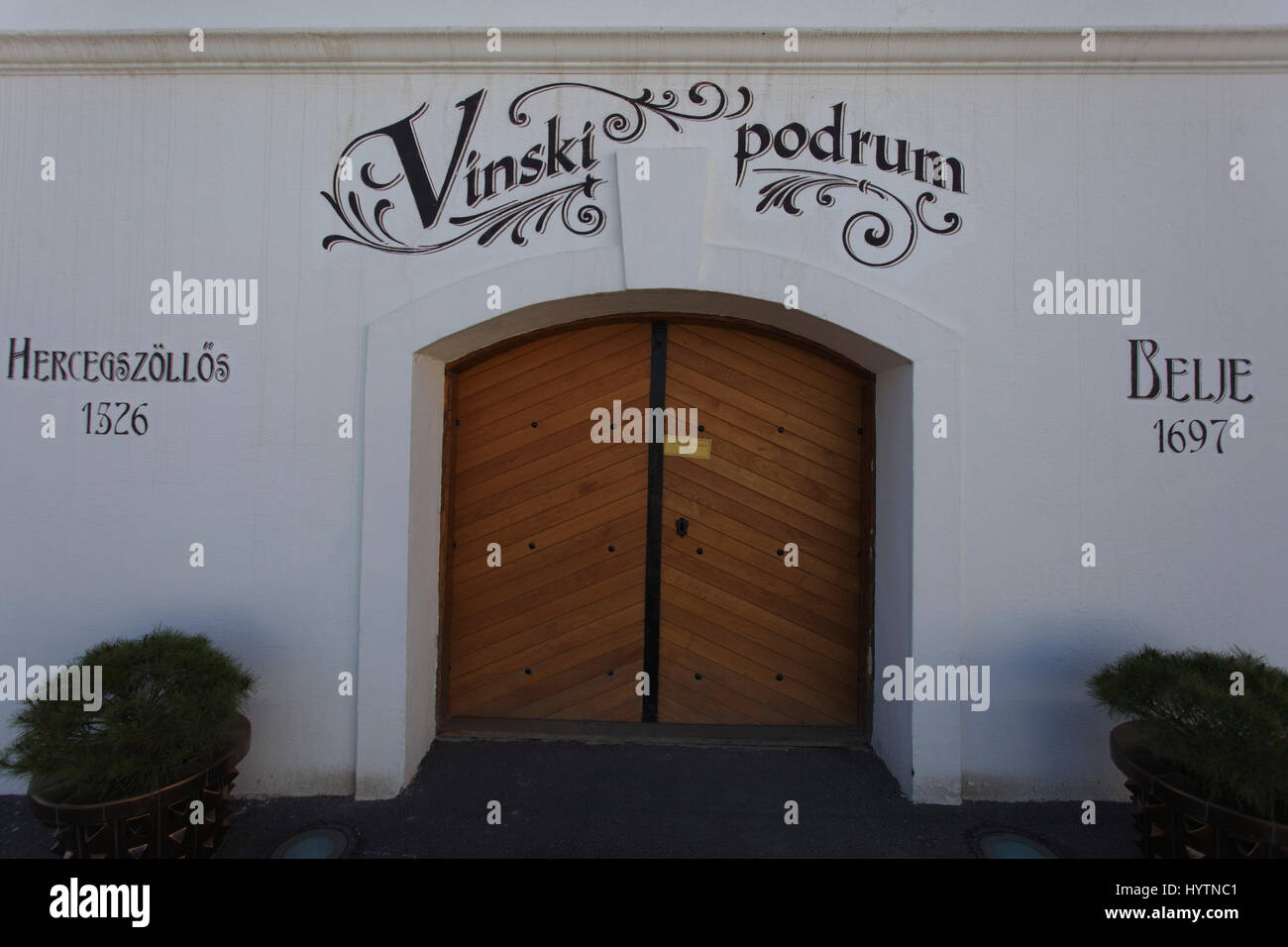 Vine cellar in Baranja, Croatia Stock Photo - Alamy