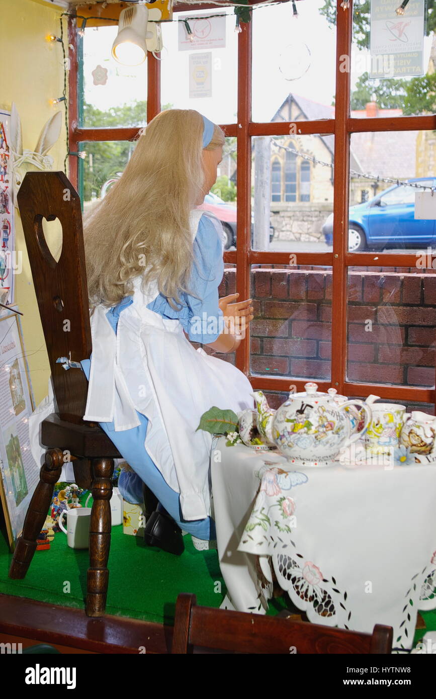 Alice in Wonderland Centre Llandudno, Stock Photo