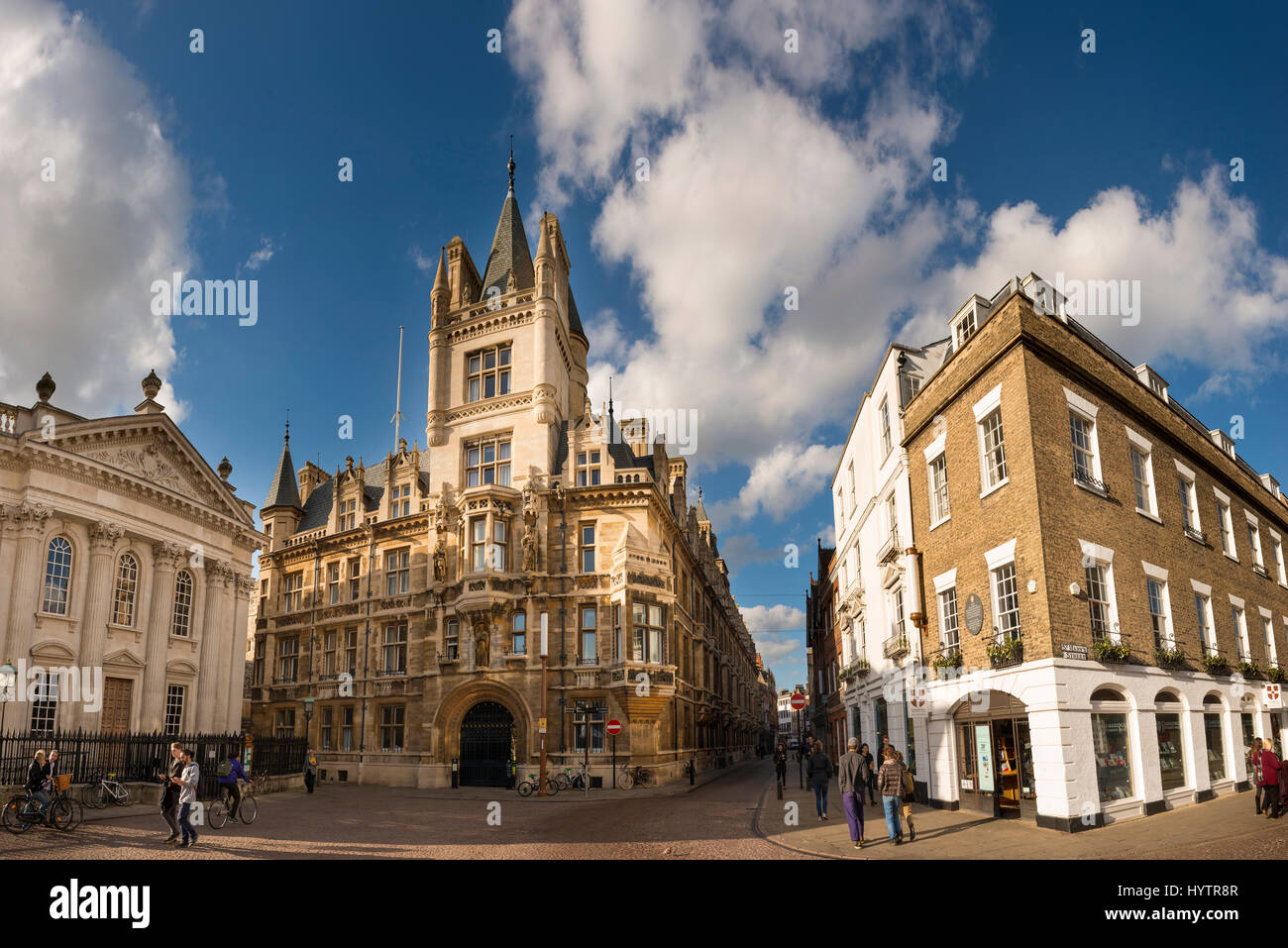 University buildings on Trumpington Street in Cambridge, England, UK