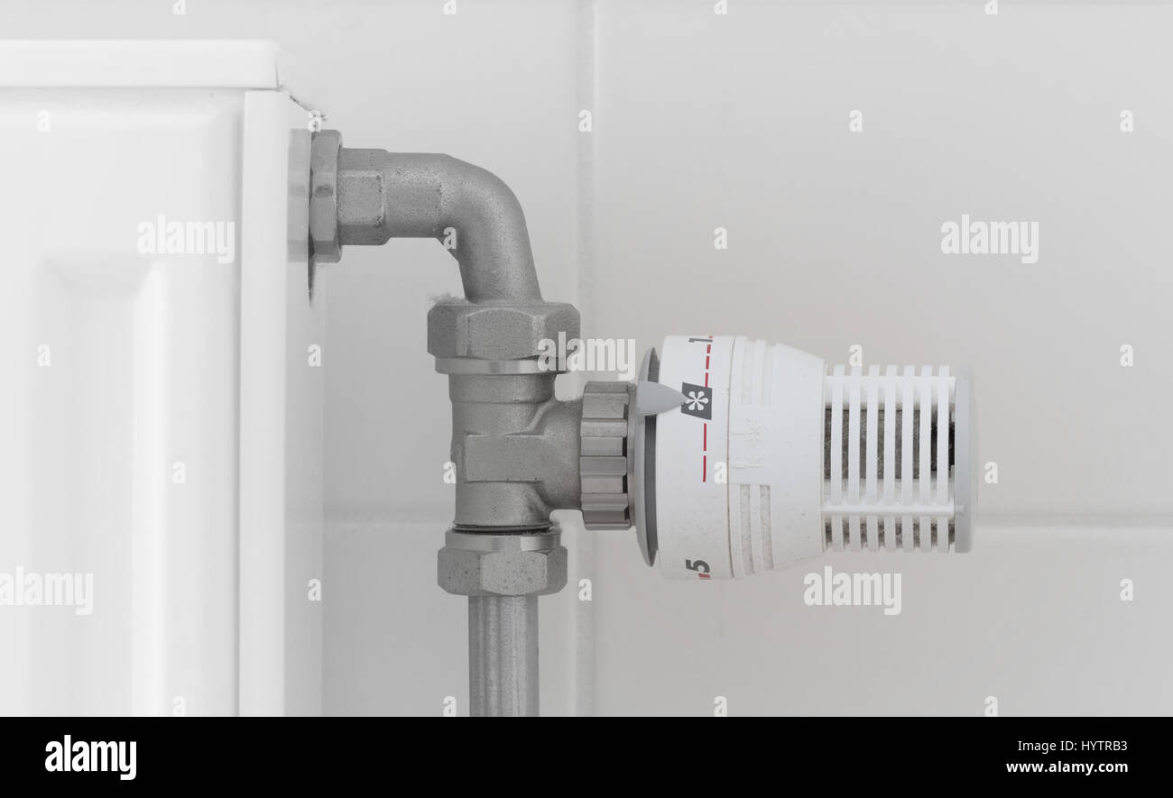 Temperature knob of heating radiator, used and dusty Off Stock Photo Alamy