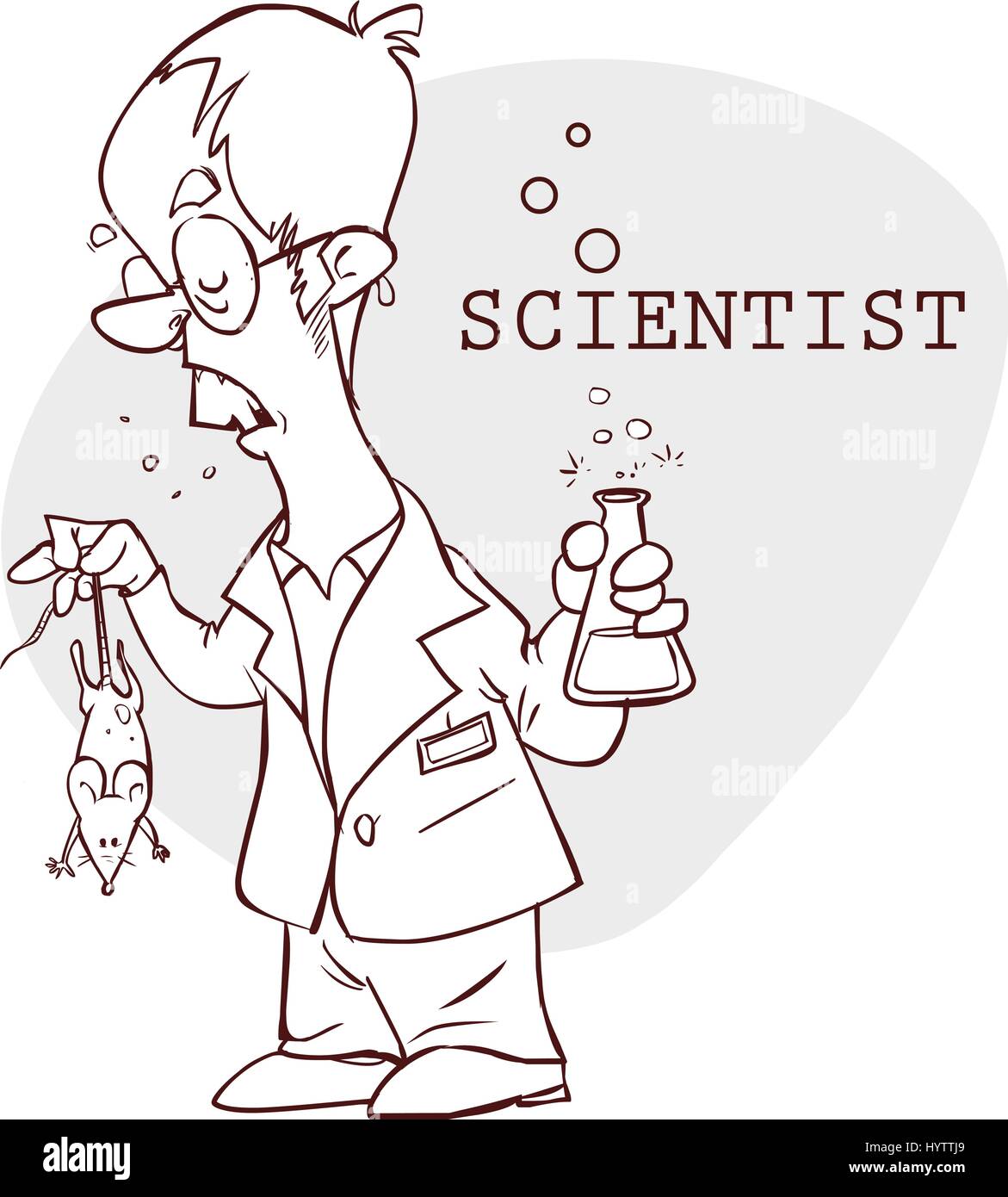 Male chemist vector Stock Vector Images - Alamy