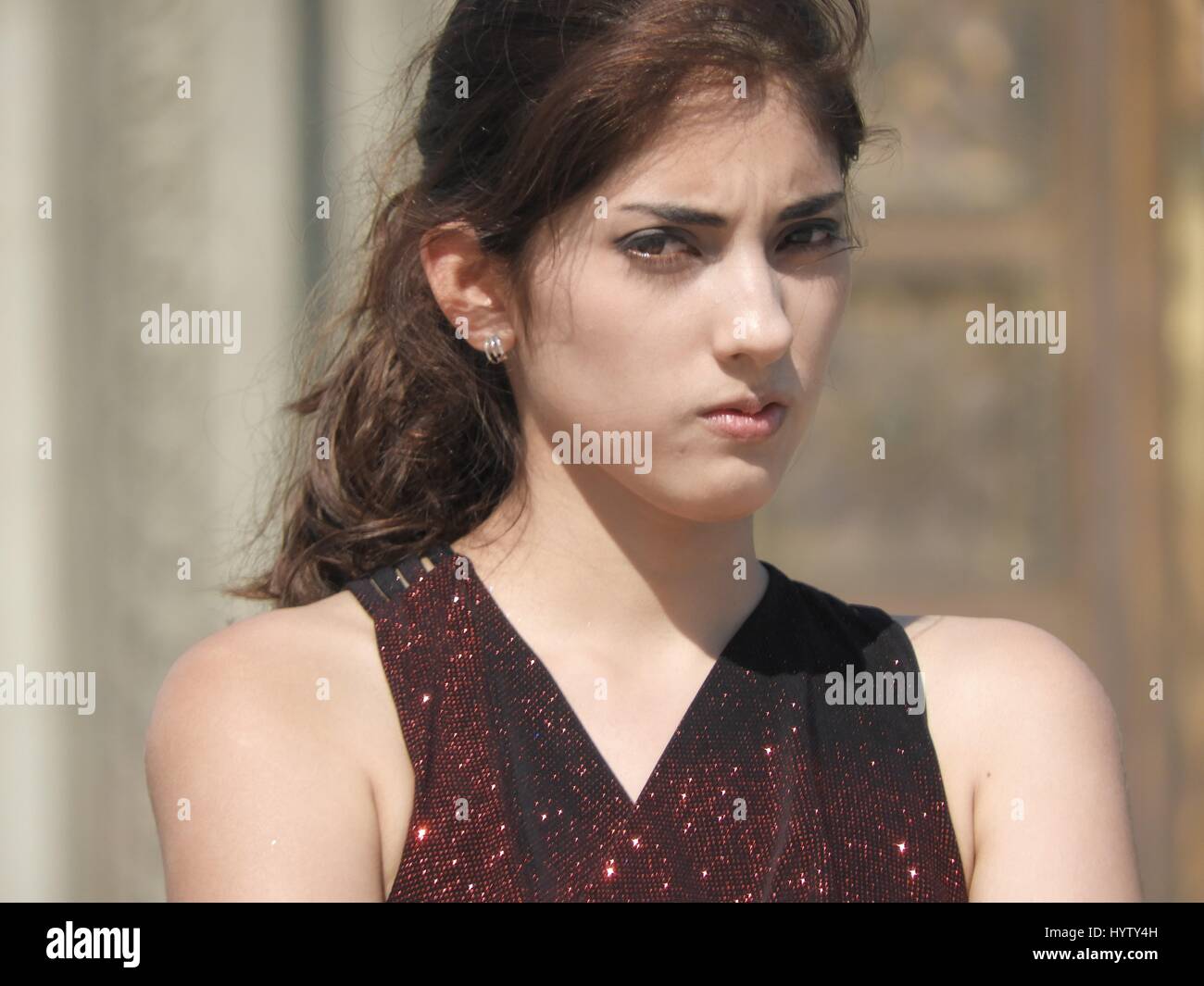 Angry Upset Woman Stock Photo - Alamy