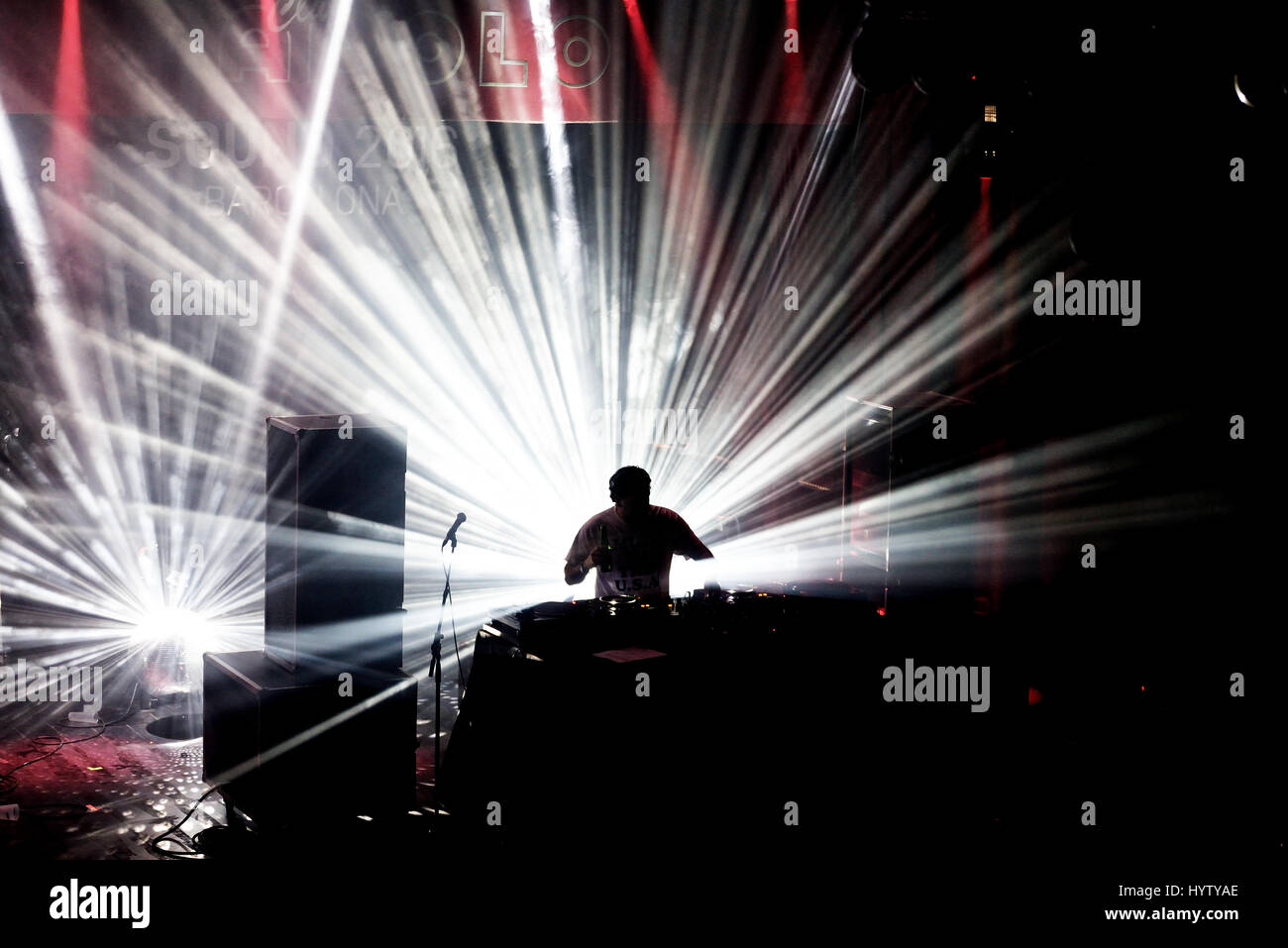 BARCELONA JUN 5 The Avalanches (band) perform a DJ set concert at