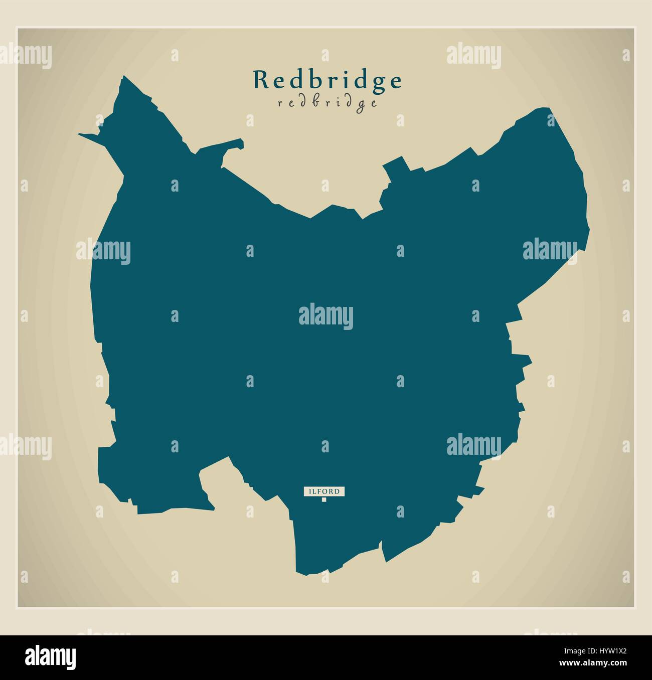 London borough of redbridge Stock Vector Images Alamy