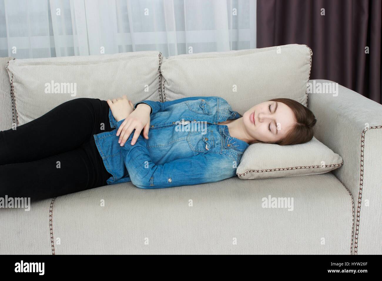 Black woman in leather pants hi-res stock photography and images - Alamy