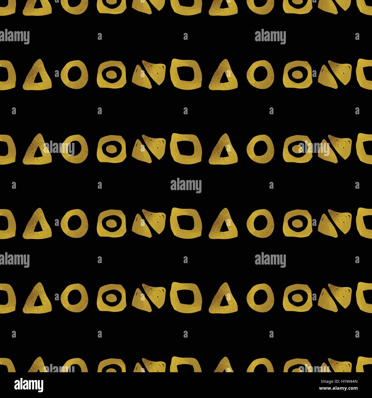 Geometric black and gold seamless pattern Stock Vector Image & Art - Alamy