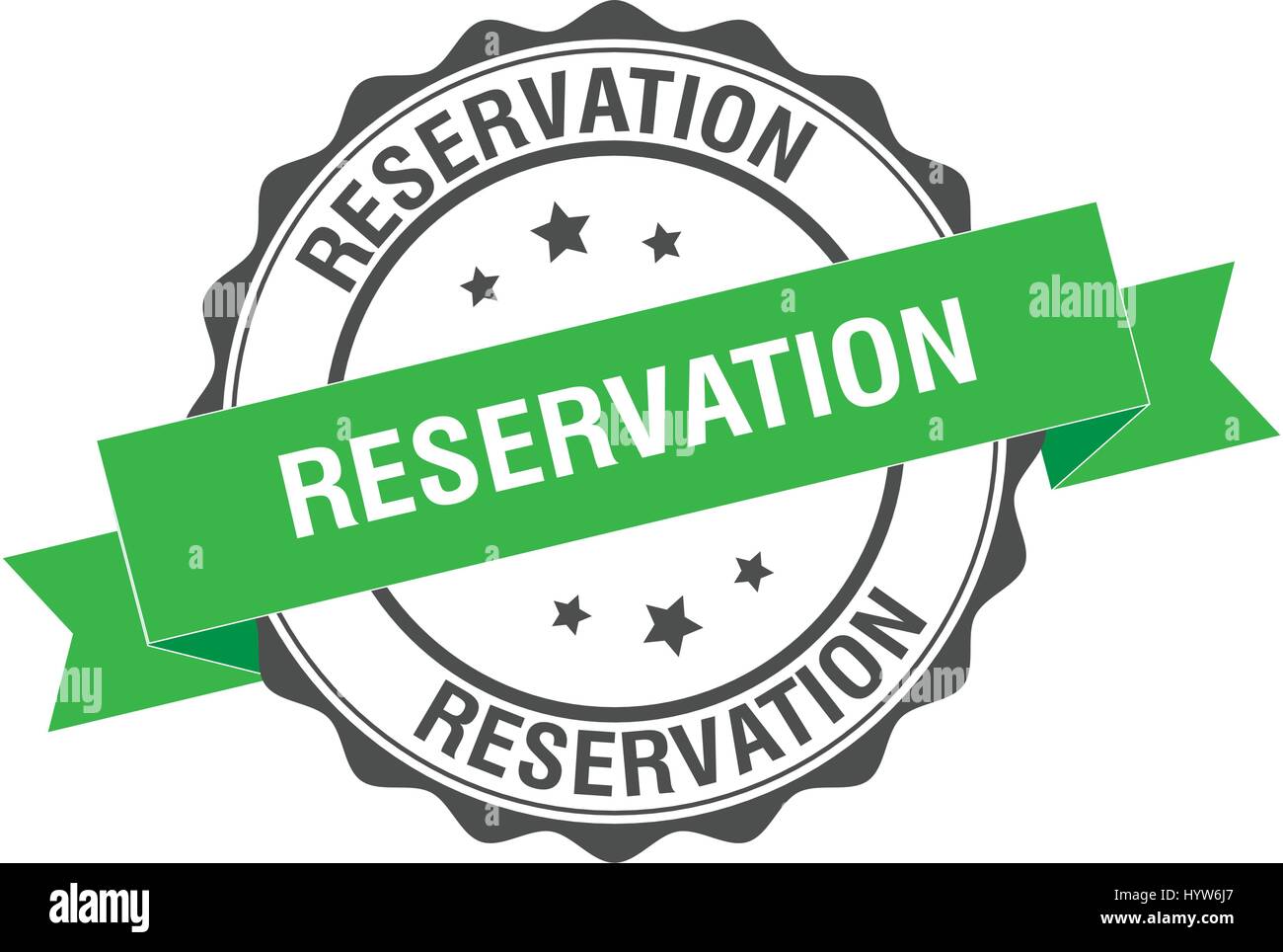 Reservation stamp illustration Stock Vector Image & Art - Alamy