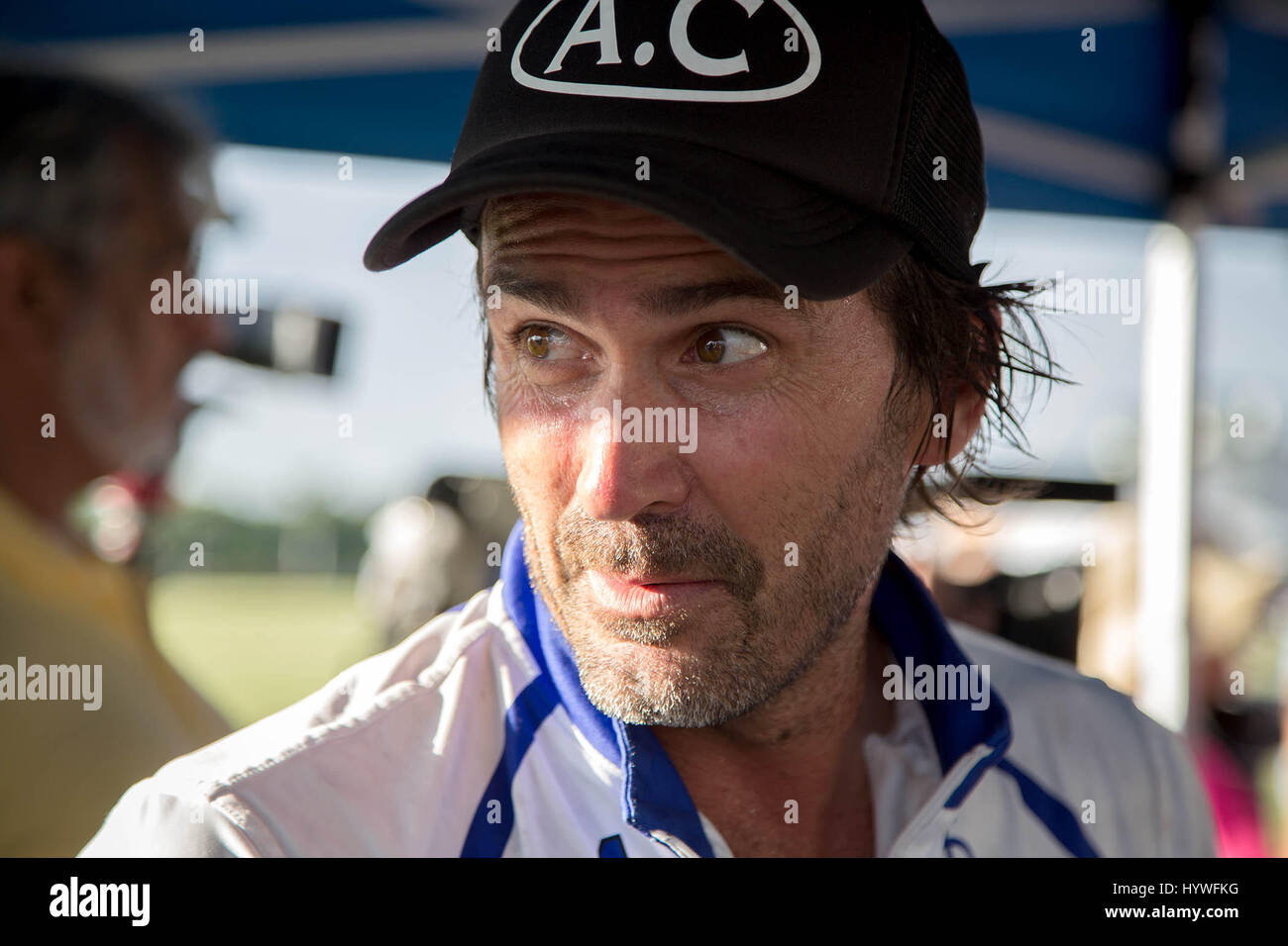 Wellington, Florida, USA. 26th Apr, 2017. Valiente's Aldofo Cambiaso (4 ...