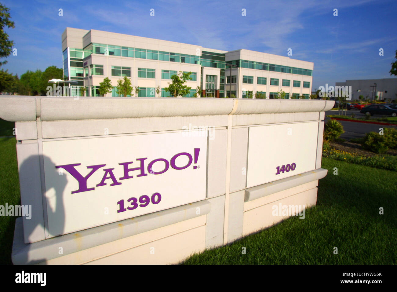Mountain View, California, USA. 15th Jan, 1998. Yahoo Corp building ...