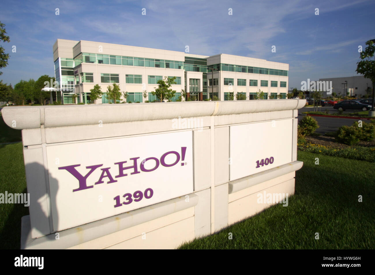 Mountain View, California, USA. 15th Jan, 1998. Yahoo Corp building ...