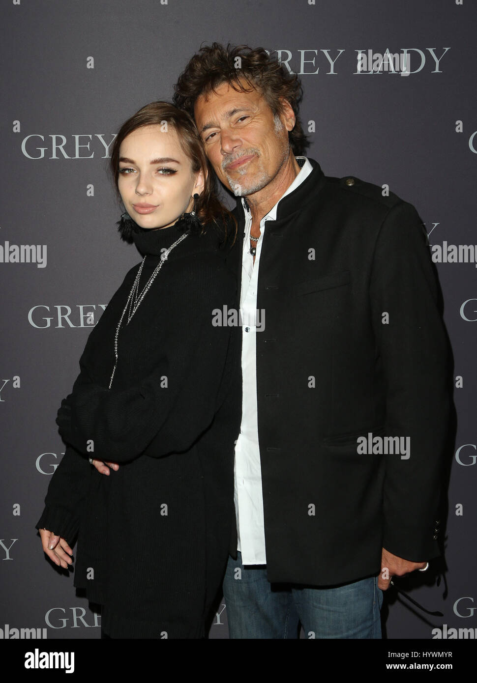 Los Angeles, Ca, USA. 26th Apr, 2017. Steven Bauer, Lyda Loudon, At