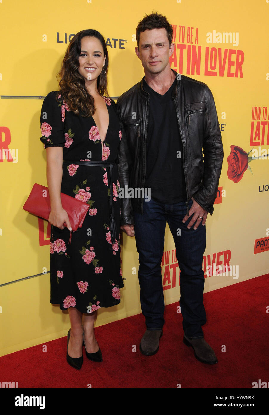 Hollywood, CA, USA. 26th Apr, 2017. 26 April 2017 - Hollywood, California - Melissa Fumero, David Fumero. Los Angeles premiere of ''How To Be A Latin Lover'' held at ArcLight Hollywood in Hollywood. Photo Credit: Birdie Thompson/AdMedia Credit: Birdie Thompson/AdMedia/ZUMA Wire/Alamy Live News Stock Photo