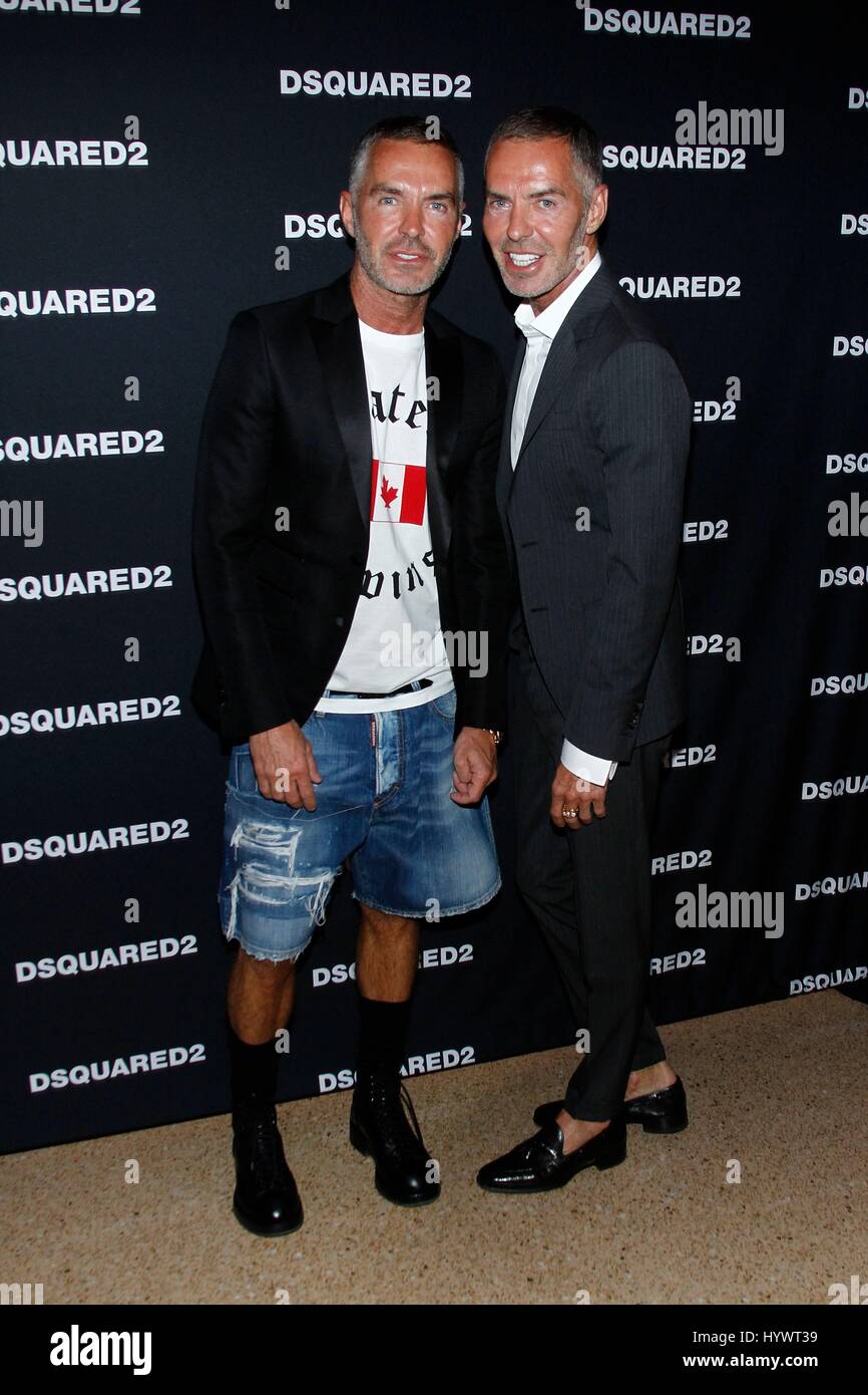 Dsquared2 designers dean and dan caten hi-res stock photography and images  - Alamy