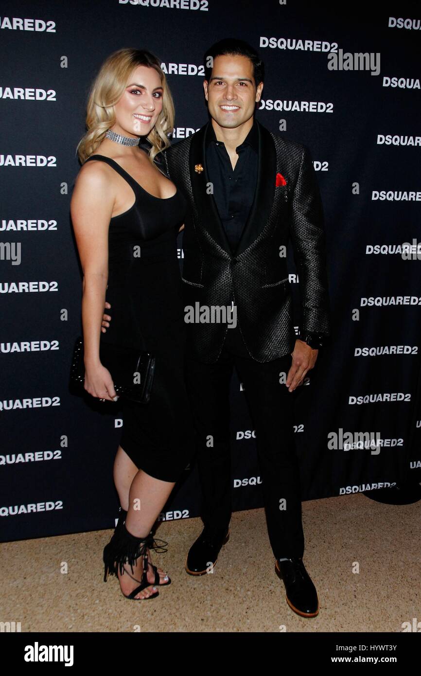Las Vegas, NV, USA. 6th Apr, 2017. Amber Ramsay, Ricardo Laguna at ...