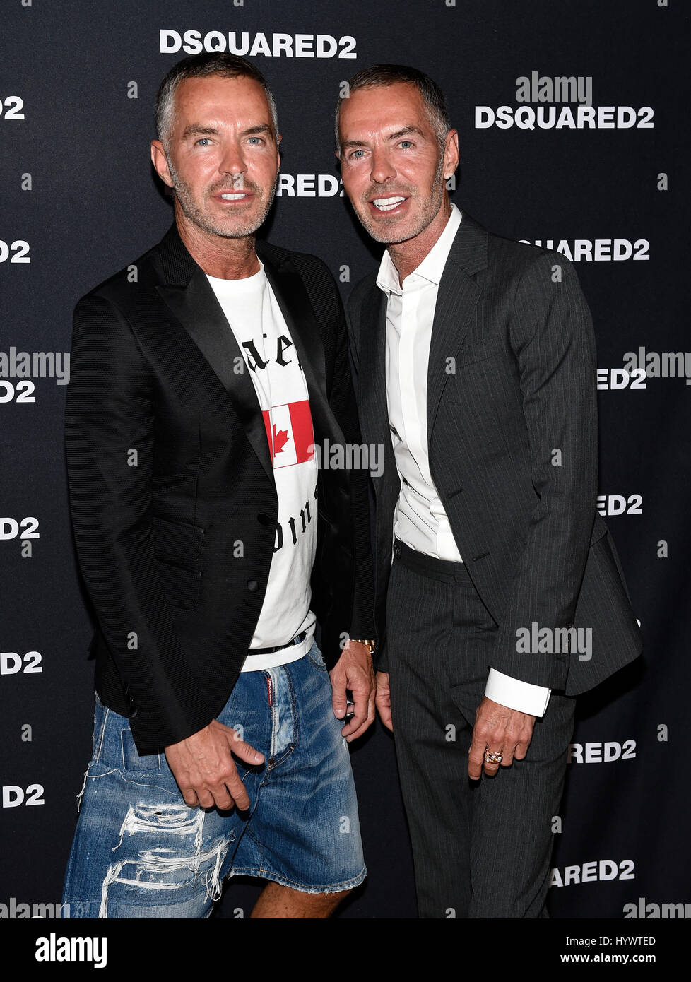 Dsquared2 designers dean and dan caten hi-res stock photography and images  - Alamy