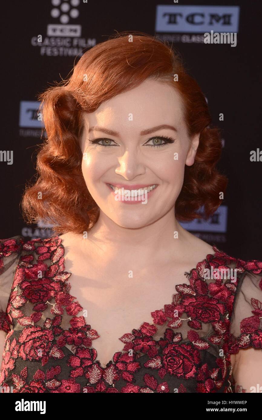 Los Angeles, CA, USA. 6th Apr, 2017. Alicia Malone at arrivals for IN THE HEAT OF THE NIGHT 50th Anniversary Screening at Opening Night Gala of the 2017 TCM Classic Film Festival, TCL Chinese Theatre (formerly Grauman's), Los Angeles, CA April 6, 2017. Credit: Priscilla Grant/Everett Collection/Alamy Live News Stock Photo