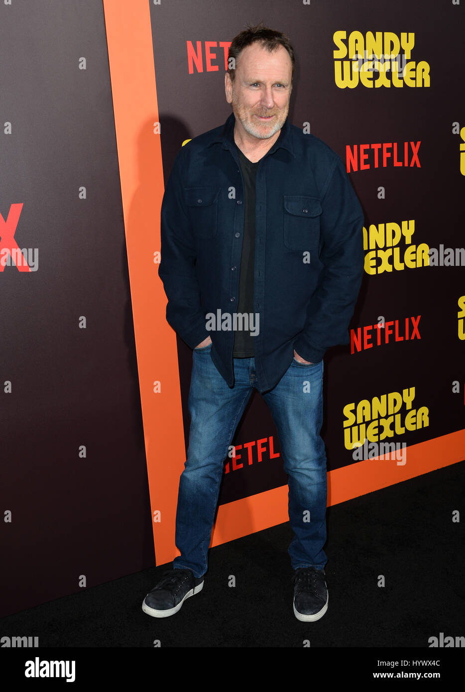 Los Angeles, USA. 06th Apr, 2017. Actor Colin Quinn at the premiere for 'Sandy Wexler' at The Cinerama Dome, Hollywood. Picture Credit: Sarah Stewart/Alamy Live News Stock Photo