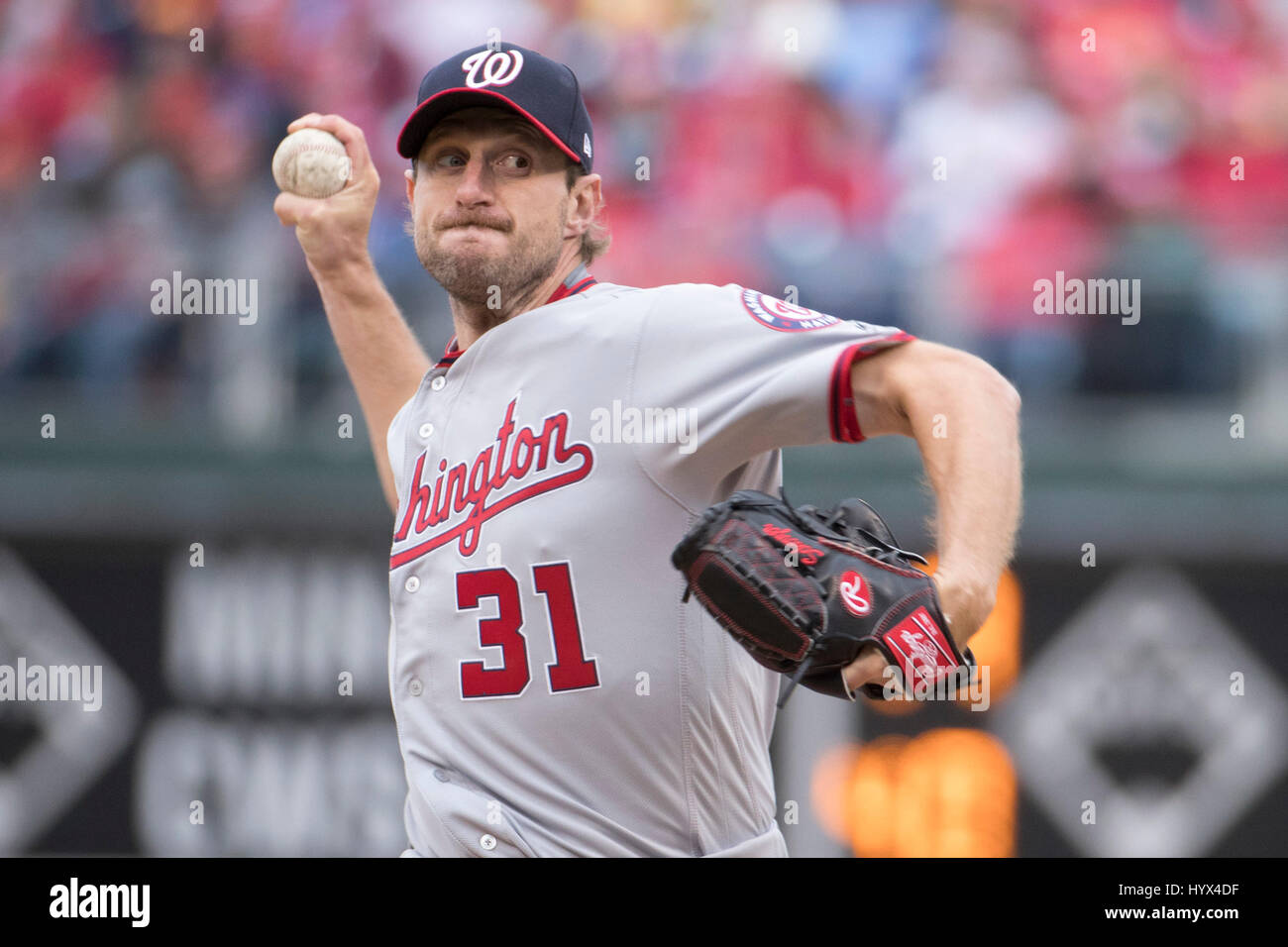 Max Scherzer 2019 W.S. Champs Signed Washington Nationals Jersey MLB A —  Showpieces Sports