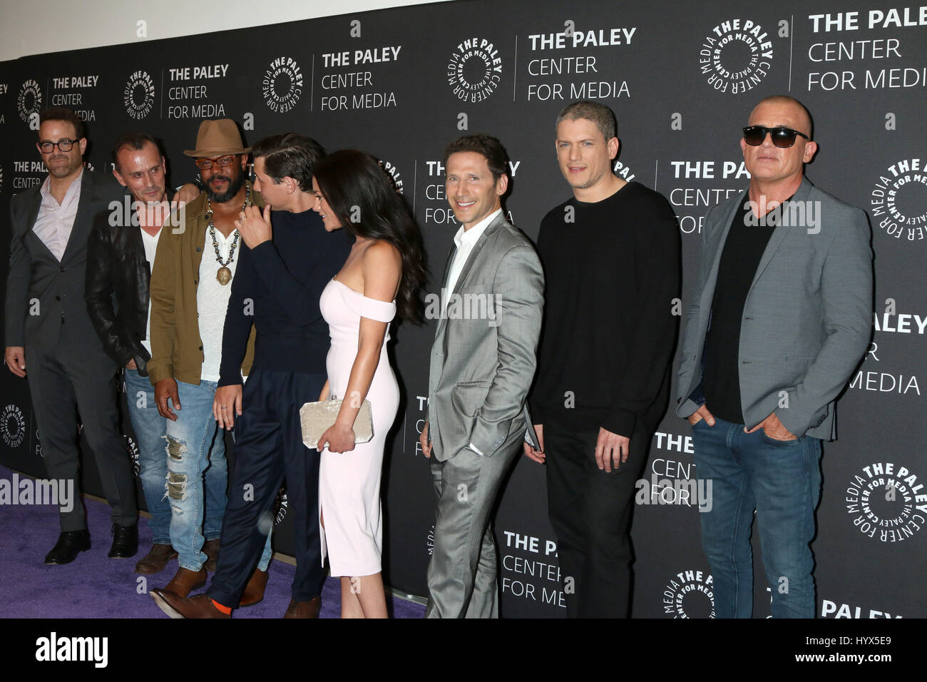 Beverly Hills, CA, USA. 29th Mar, 2017. LOS ANGELES - MAR 29: Prison Break cast, Dominic Purcel, Wentworth Miller at the ''Prison Break'' - 2017 PaleyLive LA Spring Season at Paley Center for Media on March 29, 2017 in Beverly Hills, CA Credit: Kathy Hutchins/via ZUMA Wire/ZUMA Wire/Alamy Live News Stock Photo