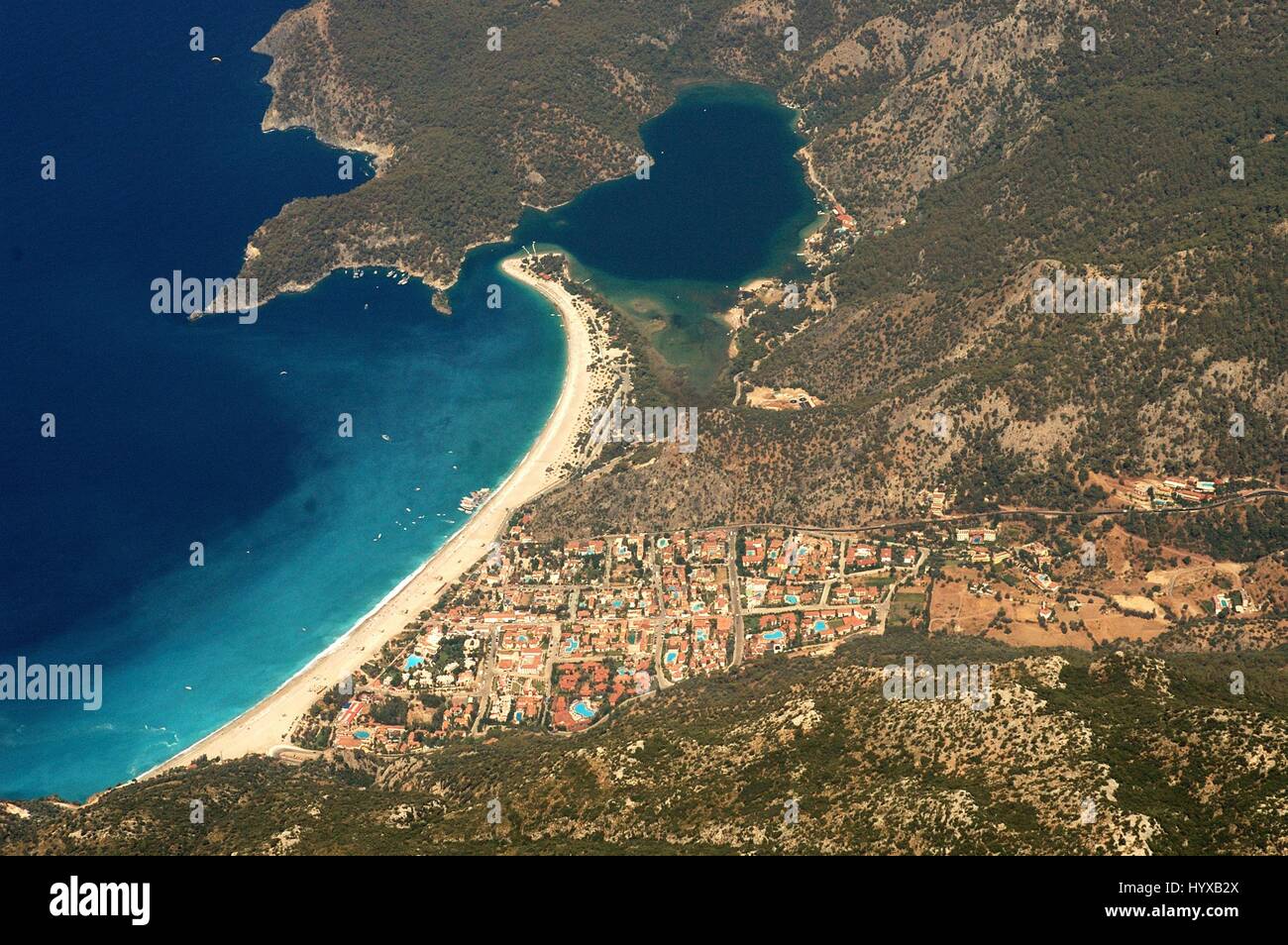 Turkey, Oludeniz, blue lagoon Stock Photo
