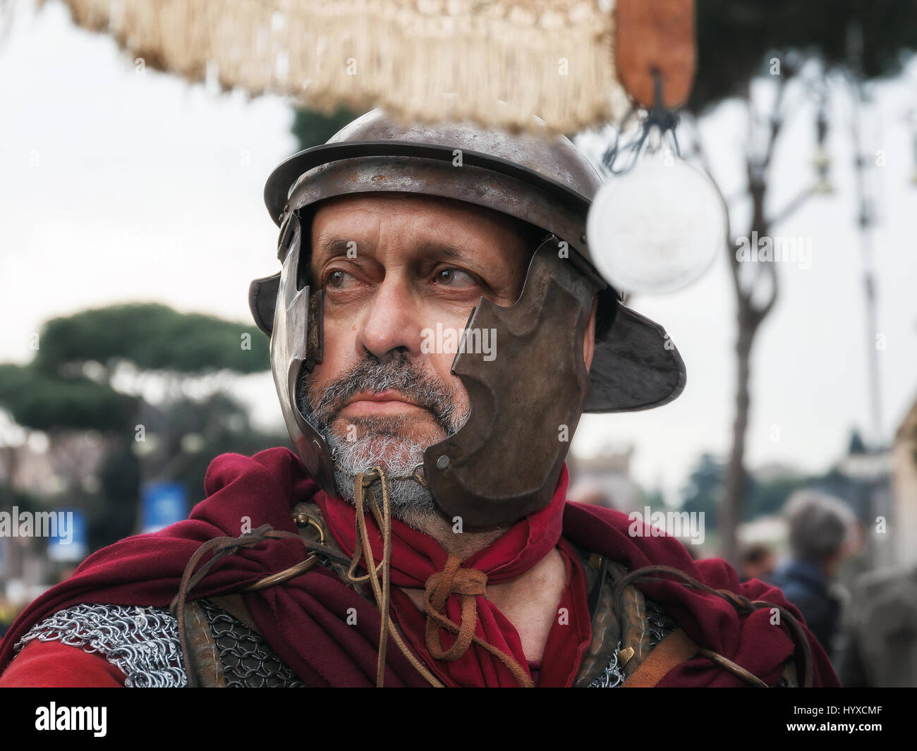 Old man helmet portrait hi-res stock photography and images - Alamy