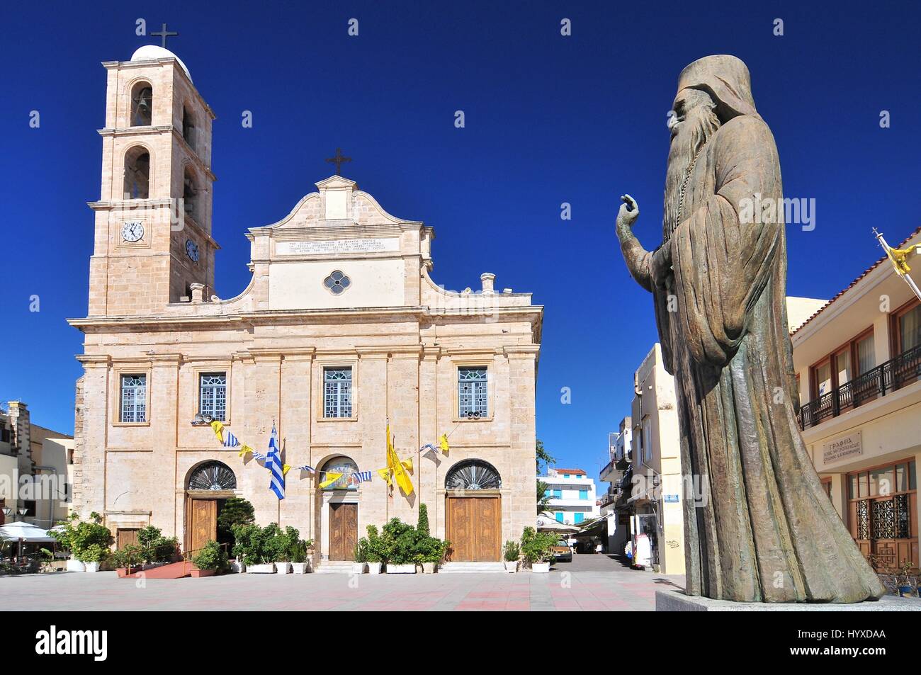 Greece Western Crete The Cathedral Church of Chania Church of the Trimartyri Stock Photo
