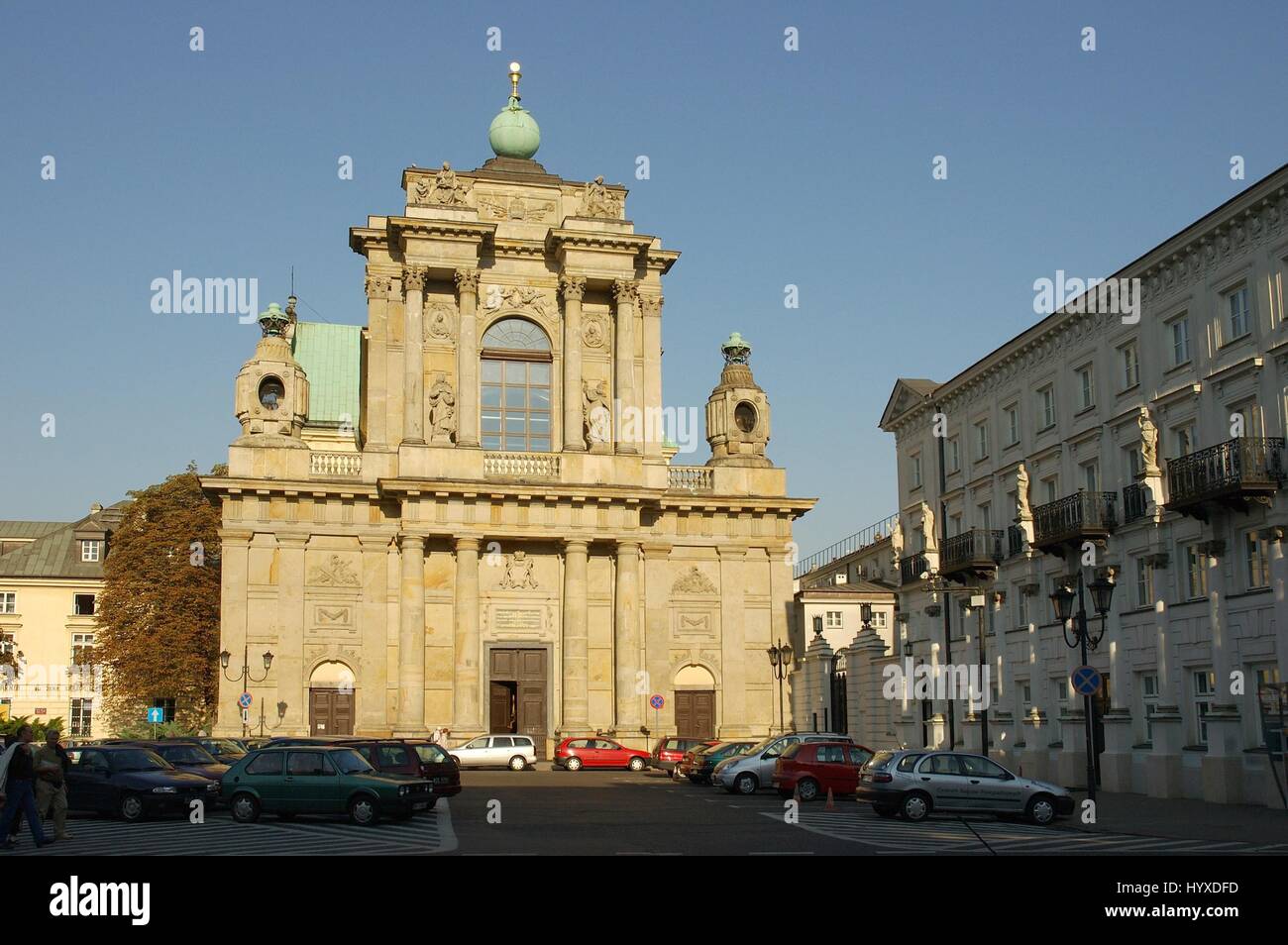 Poland, Warsaw, Wizytki Church Stock Photo