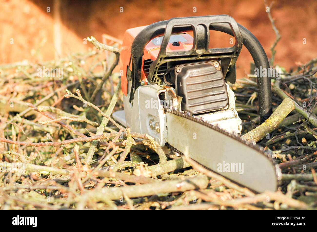 Chainsaw blades hi-res stock photography and images - Alamy