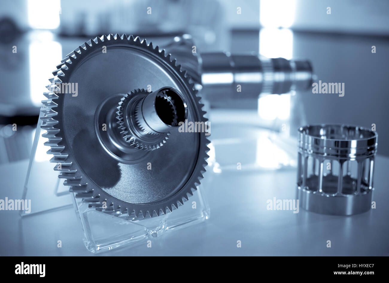 precision engineering parts as used in the avation industry Stock Photo ...