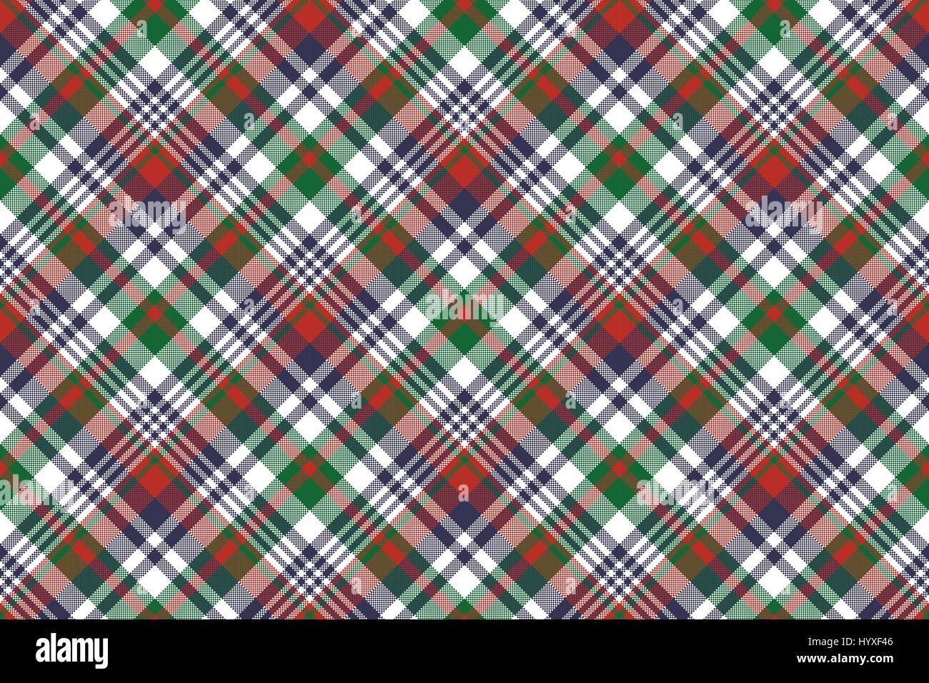 Check pixel color plaid seamless pattern. Vector illustration Stock ...