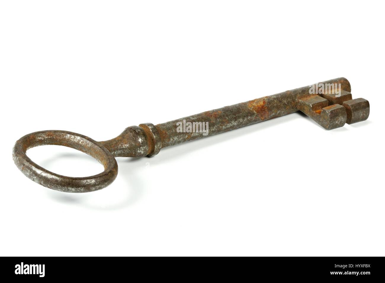 antique key isolated on white background Stock Photo - Alamy