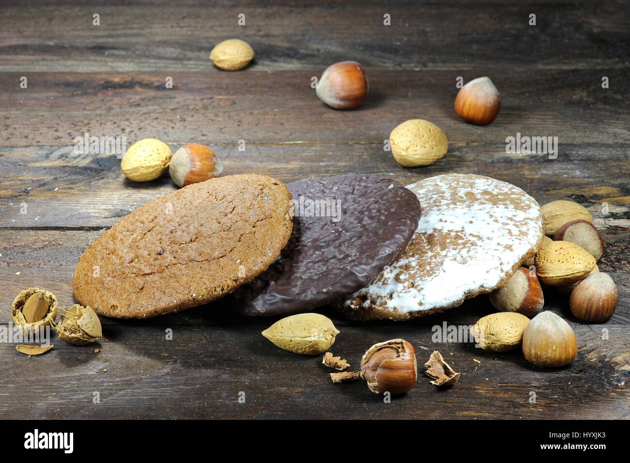 Gingerbread made in Nuremberg. Nuremberg is a city in Germany and well