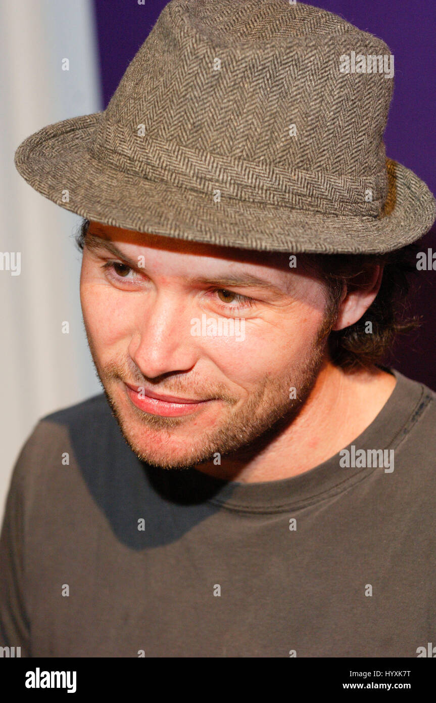 American Idol contestant Michael Johns arrives at the #|#Glow in the Dark Tour 2008#|# after party at GOA in Hollywood. Stock Photo
