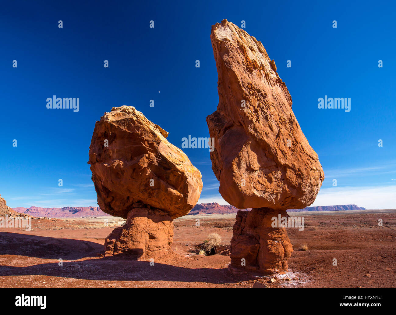 Cliff Dwellers Village, Vermilion Cliffs, Arizona Stock Photo