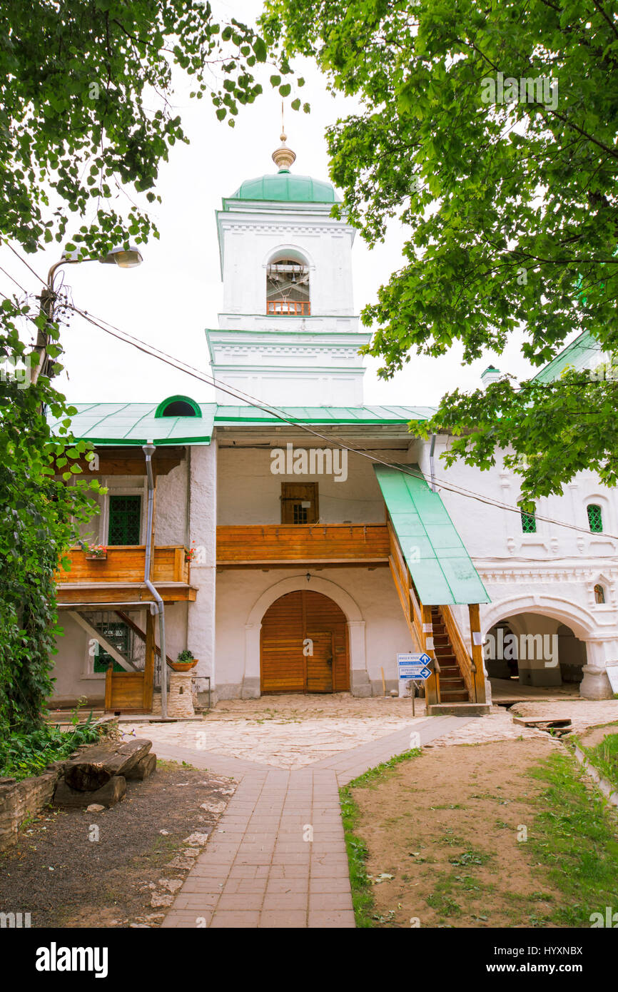 Spaso-Preobrazhensky Monastery Mirozhsky in Pskov Stock Photo