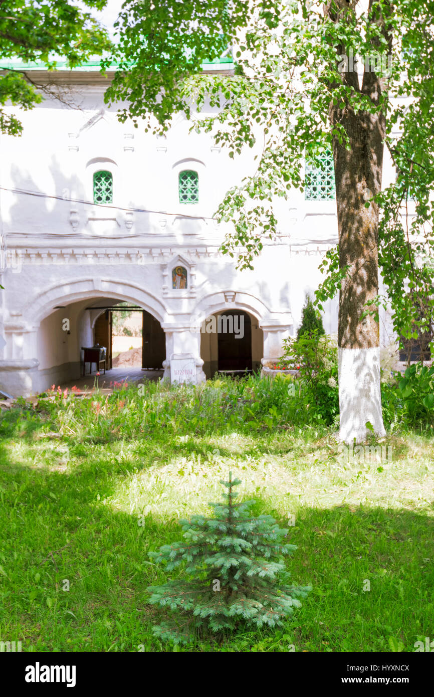 Spaso-Preobrazhensky Monastery Mirozhsky in Pskov Stock Photo