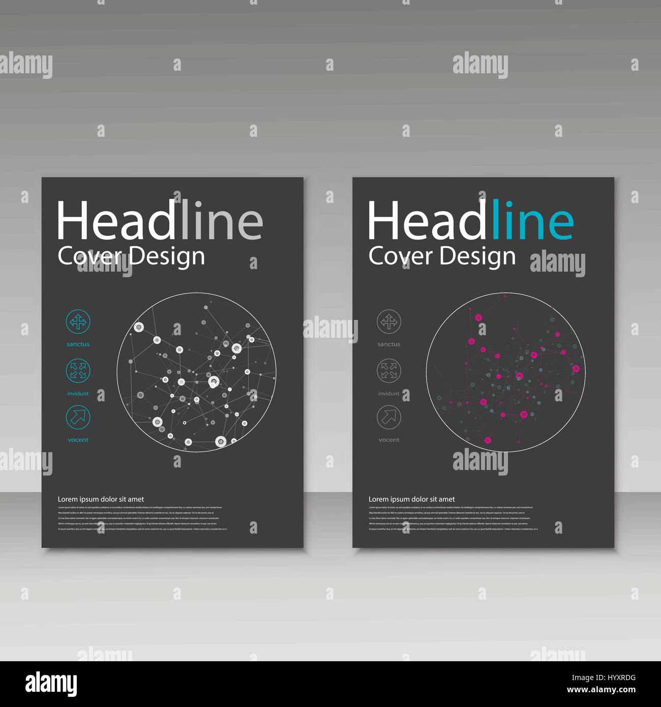 Science vector background. Modern vector templates for brochure, flyer