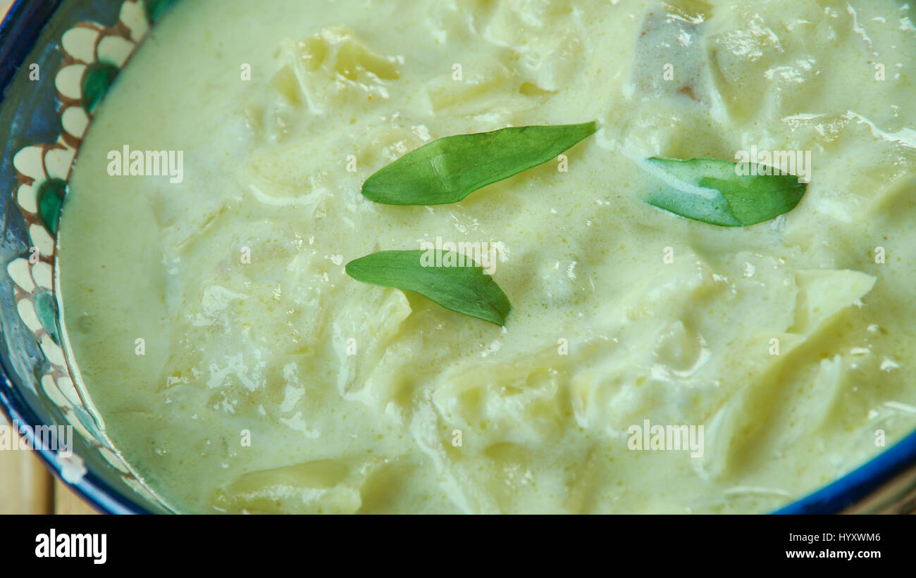 Perugu Pachadi , South Indian cuisine.yogurt based dip that includes