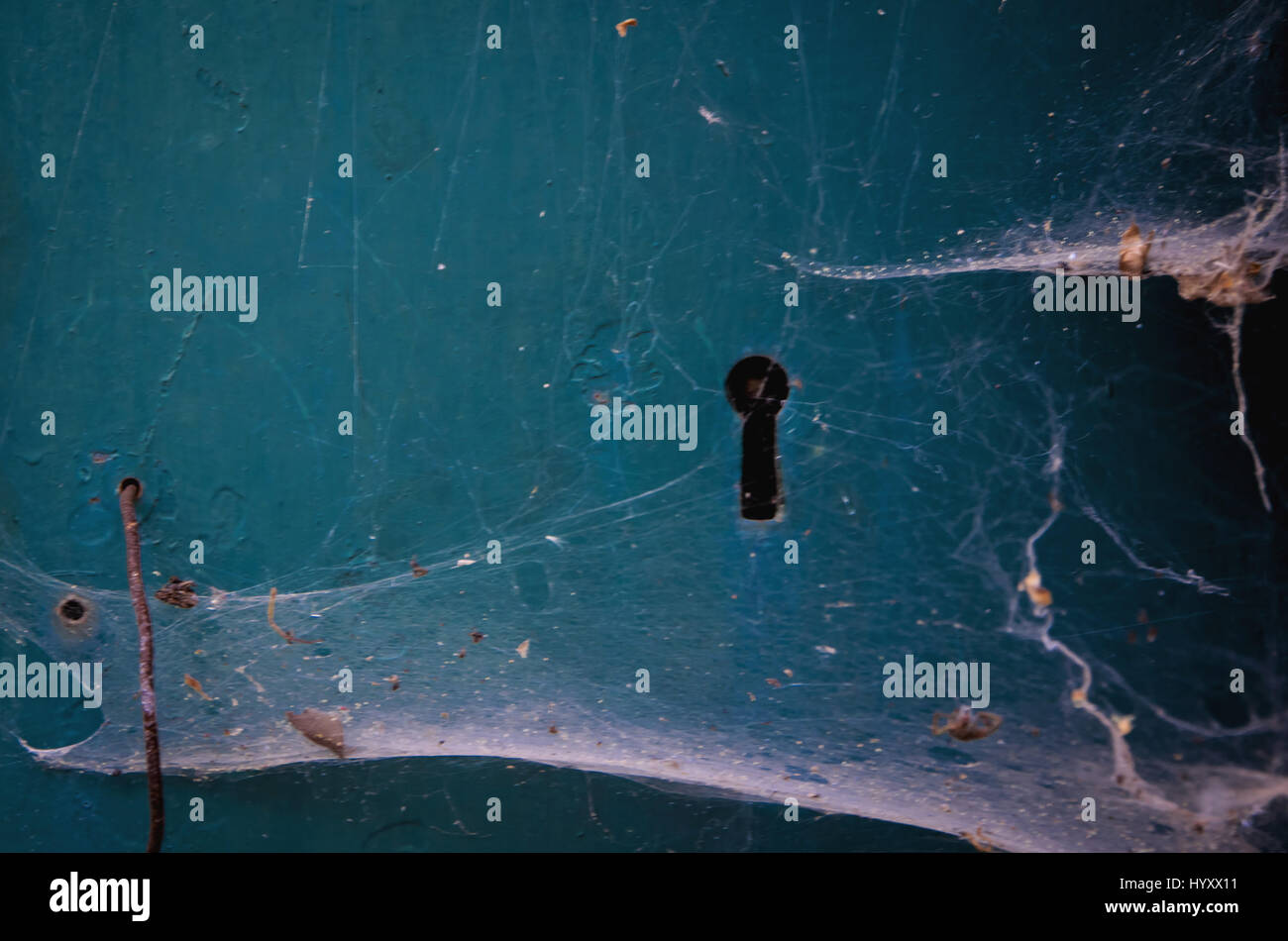 Old keyhole spider web hi-res stock photography and images - Alamy