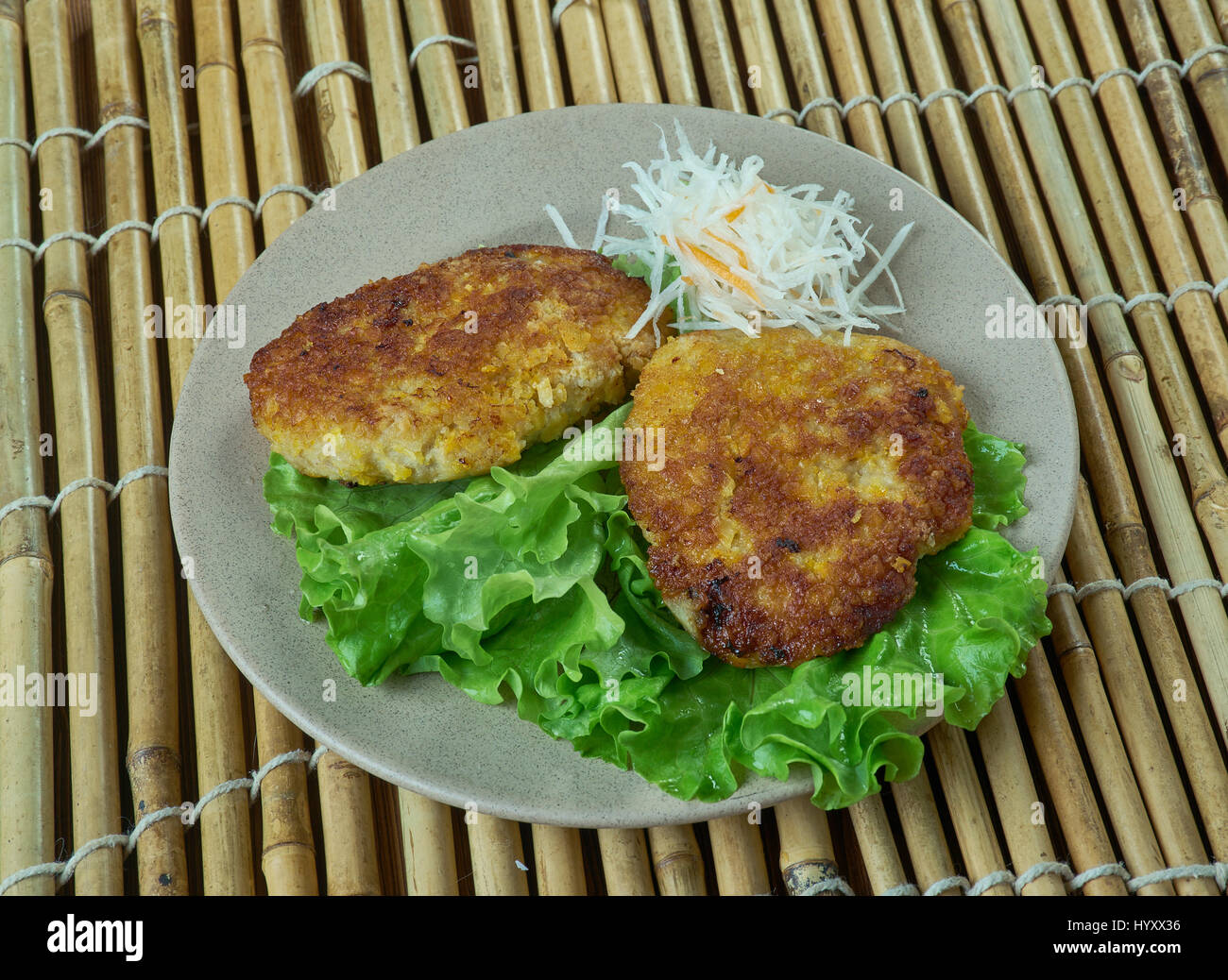 Indian chicken cutlets Stock Photo Alamy