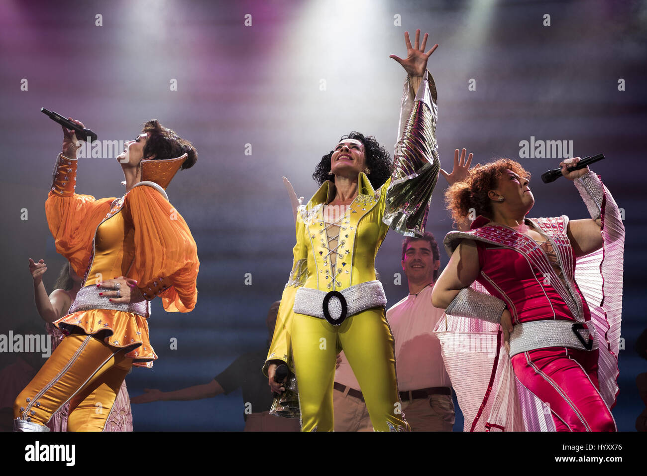 Mamma Mia: The Musical with ABBA songs at the Teatro Coliseum in Madrid  Featuring: Nina Where: Madrid, Spain When: 07 Mar 2017 Stock Photo - Alamy