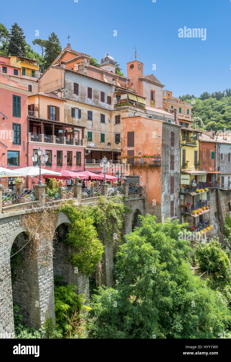 Scenic sight in Nemi, Rome Province, Lazio Stock Photo - Alamy