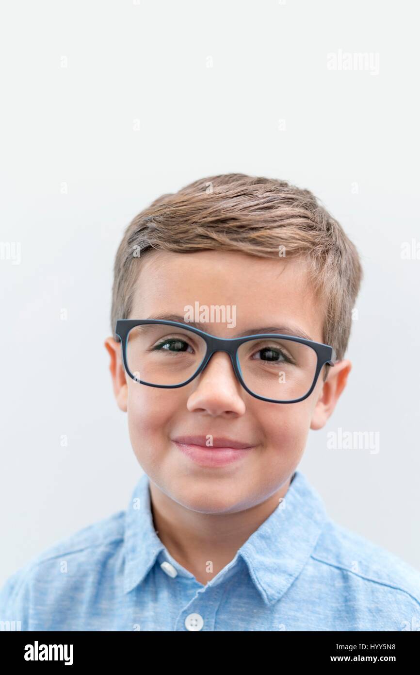 Boy wearing glasses hires stock photography and images Alamy